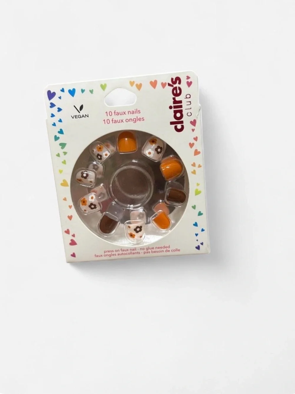 Claire's Pink & Purple Gradient Press-On Kids' Nails